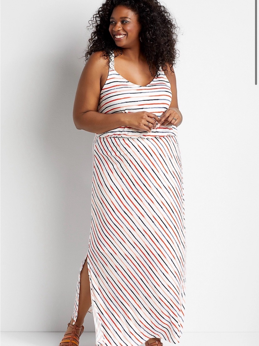 Striped Red, White and Blue Women’s Dress
